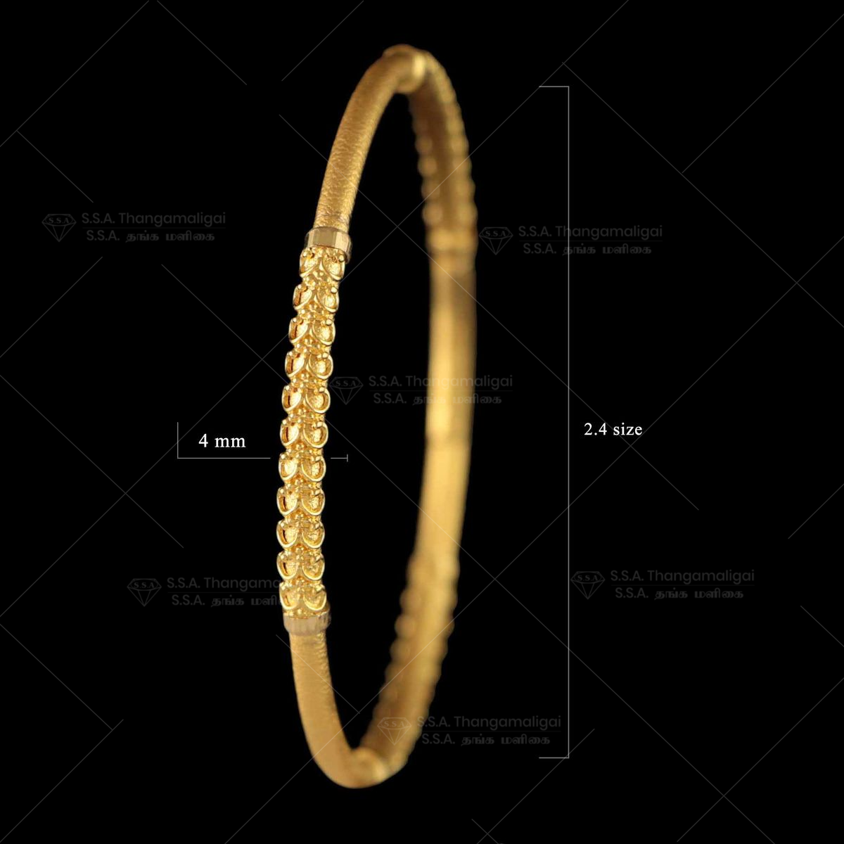 LESS IS MORE Square Tube Gold Plated Bracelet – Aurumcph
